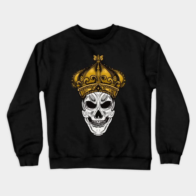 Skeleton king Crewneck Sweatshirt by Komal